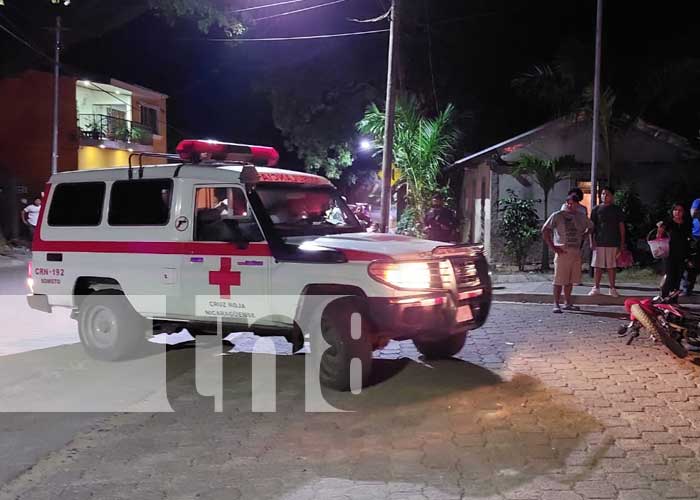 Motociclista se lleva el susto de su vida en accidente de tránsito en Somoto