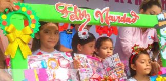 Los niños y niñas de Boaco reciben su regalo navideño