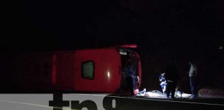 Un bus con ruta El Salvador-Managua sufre un accidente