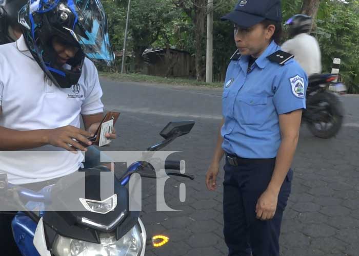 Policía desplegada en la Isla de Ometepe, para prevenir accidentes de tránsito