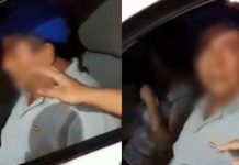 Esposo captado en plena infidelidad por su señora