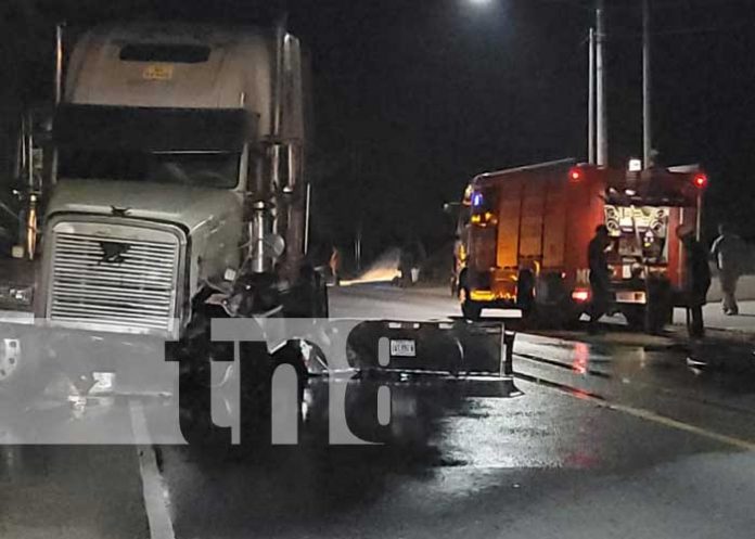 Foto: lesionado leve y daños materiales en fuerte colisión de vehículos en Ocotal / TN8