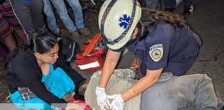 Foto: Exceso de velocidad deja a dos motorizados de Granada en el hospital / TN8