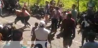 ¡Por poquito! Casi le rajan la vida por un partido de beisbol en la Isla de Ometepe