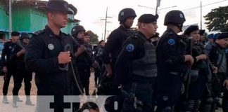 Gritería segura con operativos de la Policía Nacional en Rivas