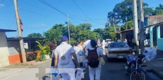 Foto: Vacunación contra el COVID-19 en el barrio San Sebastián, Managua / TN8