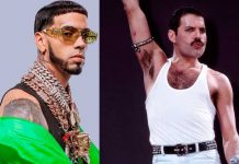 Anuel AA criticado por intentar imitar a Freddie Mercury 