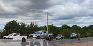 Foto: Peatón muere al intentar cruzar la carretera panamericana norte en Sébaco / TN8