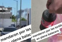 Sujeto sale a comprar tortillas debajo de balacera por temor a su mujer