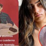 Niño sorprende a su maestra por forrar cuaderno con foto de Mia Khalifa