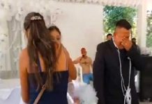 Hombre llora al reencontrarse con su exnovia el día de su boda