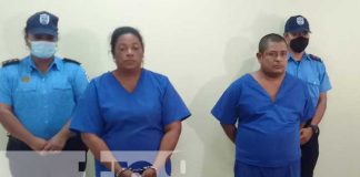 Foto: Conferencia de prensa sobre captura de pareja por tráfico de cocaína en Managua / TN8