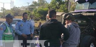 Foto: Cisterna impacta a camión en la entrada de Granada / TN8