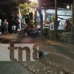 Hombre muere tras perder el control de su moto en Masaya