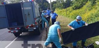 Foto: Hallazgo del cuerpo de un hombre en Carretera Sur, Managua / TN8