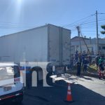 Motorizado pierde la vida al ser aplastado por un tráiler en Carretera Norte, Managua