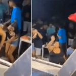 ¿Qué es eso? Mujer arroja la tanga a cantante mientras daba un show