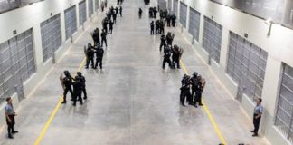 Foto: El primer grupo de 2.000 presos fue trasladado a un megacárcel en El Salvador / Cortesía