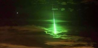 Foto: Mira como pasó el cometa verde cerca de la tierra / Cortesía