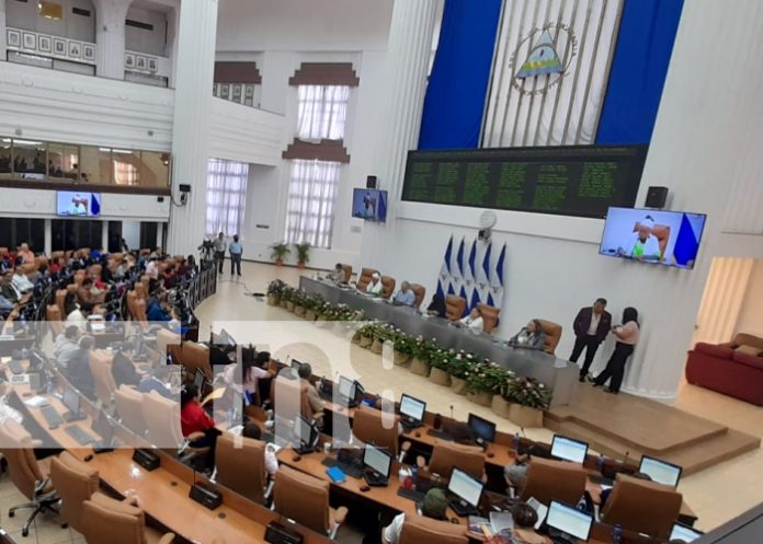 Foto: Sesión especial de la Asamblea Nacional de Nicaragua / TN8