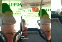 Mujer se sube a bus en ropa interior al no soportar ola de calor en Chile