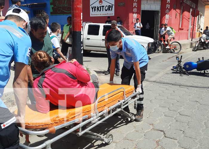 Foto: Choque entre motos en Nueva Segovia / TN8