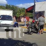 Foto: Giro indebido provoca colisión en Managua / TN8