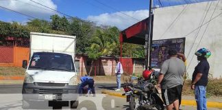 Foto: Giro indebido provoca colisión en Managua / TN8