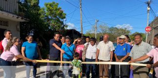 Inauguran una nueva calle adoquinada en Juigalpa, Chontales