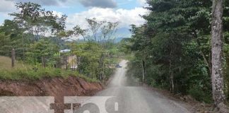 Foto: Mejoramiento de caminos en Siuna / TN8