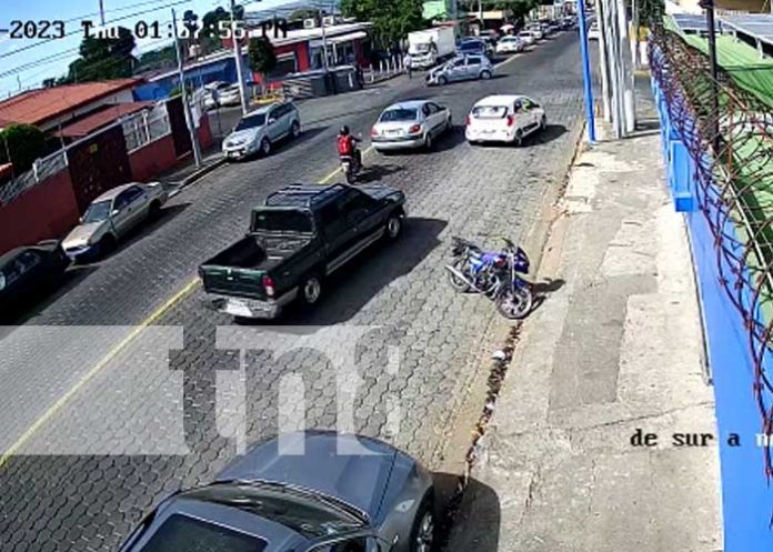 Foto: Volantín de vehículo Ultraval en Managua / TN8