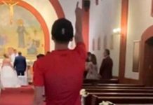 Chavalo grita "yo me opongo", durante una boda y se va "jalado" como si nada