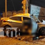 Foto: Tres lesionados y un fallecido en accidente por la Rotonda Universitaria, Managua / TN8