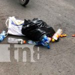 Motociclista atropella a peatón en el barrio Monseñor Lezcano en Managua