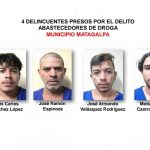 Policía captura a dos homicidas junto a otros delincuentes en Matagalpa