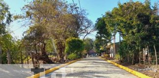 Inauguran calle adoquinada en el barrio José Dolores Estrada, Nandaime