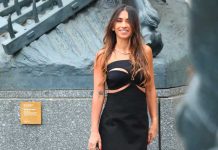 Antonela Roccuzzo roba miradas con mini vestido 