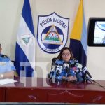 Foto: Conferencia de la Policía Nacional en Nicaragua sobre accidentes / TN8