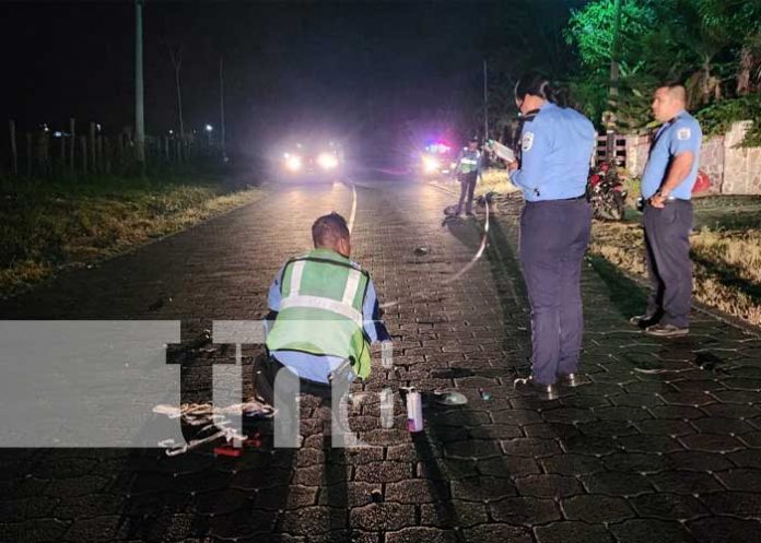 Choque de motos en Jalapa deja tres lesionados, entre ellos uno de gravedad