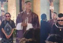 Famoso rapero se disfraza de cura para repartir marihuana en la iglesia