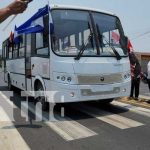 Realizan caravana de buses rusos en Chinandega y León