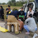 Foto: Fuerte accidente dejó lesionados y perdidas materiales en Río Blanco / TN8
