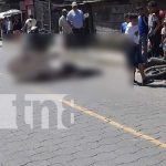 Persona de la tercera edad muere atropellado por un motorizado en la Dalia, Matagalpa