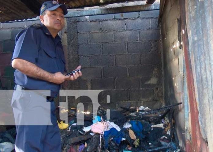 Muere víctima de incendio del barrio Bertha Calderón, Managua