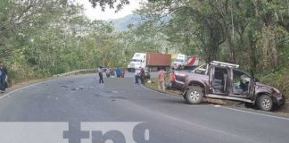 Foto: Brutal accidente dejó dos muertos en Crtr. Villa Sandino en Chontales / TN8