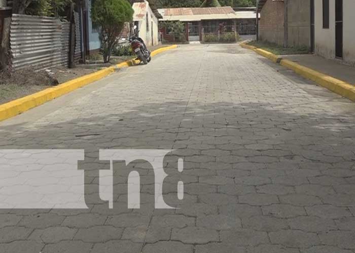  Inauguran proyecto de calles adoquinadas en saludos al comandante Tomás Borge