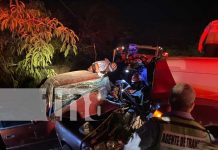 ¡Vivos de milagro!, triple colisión entre camión, tractor y furgón deja lesionados en Chinandega