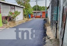 Foto: Nuevas calles para barrios de Managua / TN8