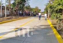 Foto: Nuevas calles en el barrio Hilario Sánchez, en Ciudad Sandino / TN8