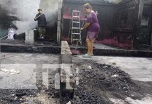 Foto: Familias que perdieron todo por el voraz incendio en Las Américas III, Managua, surgen de las cenizas / TN8